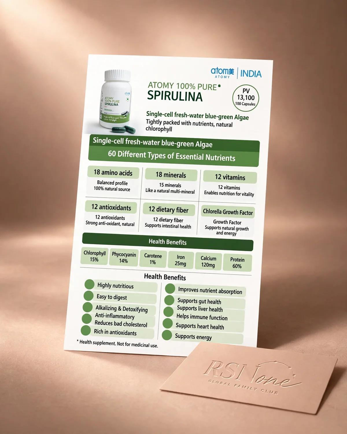 Atomy Pamphlet Food & Health Products only (100 pcs per pack)