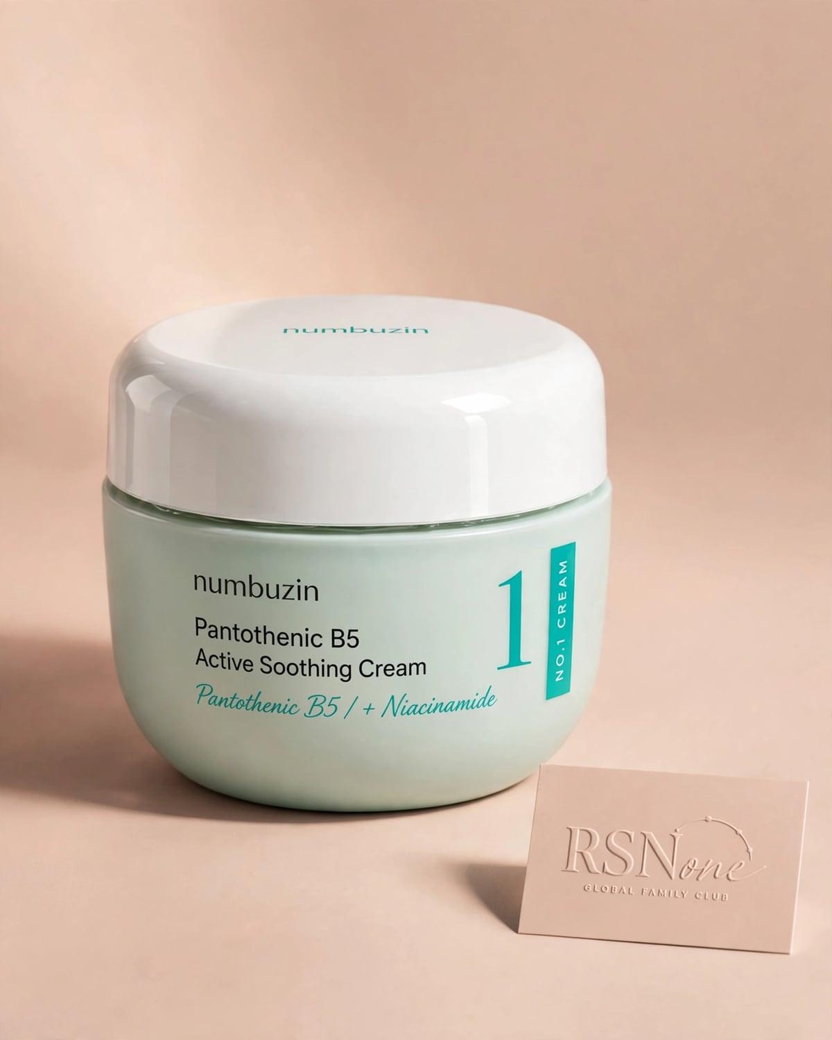 numbuzin No.1 Pantothenic B5 Active Soothing Cream 80ml Duo Set