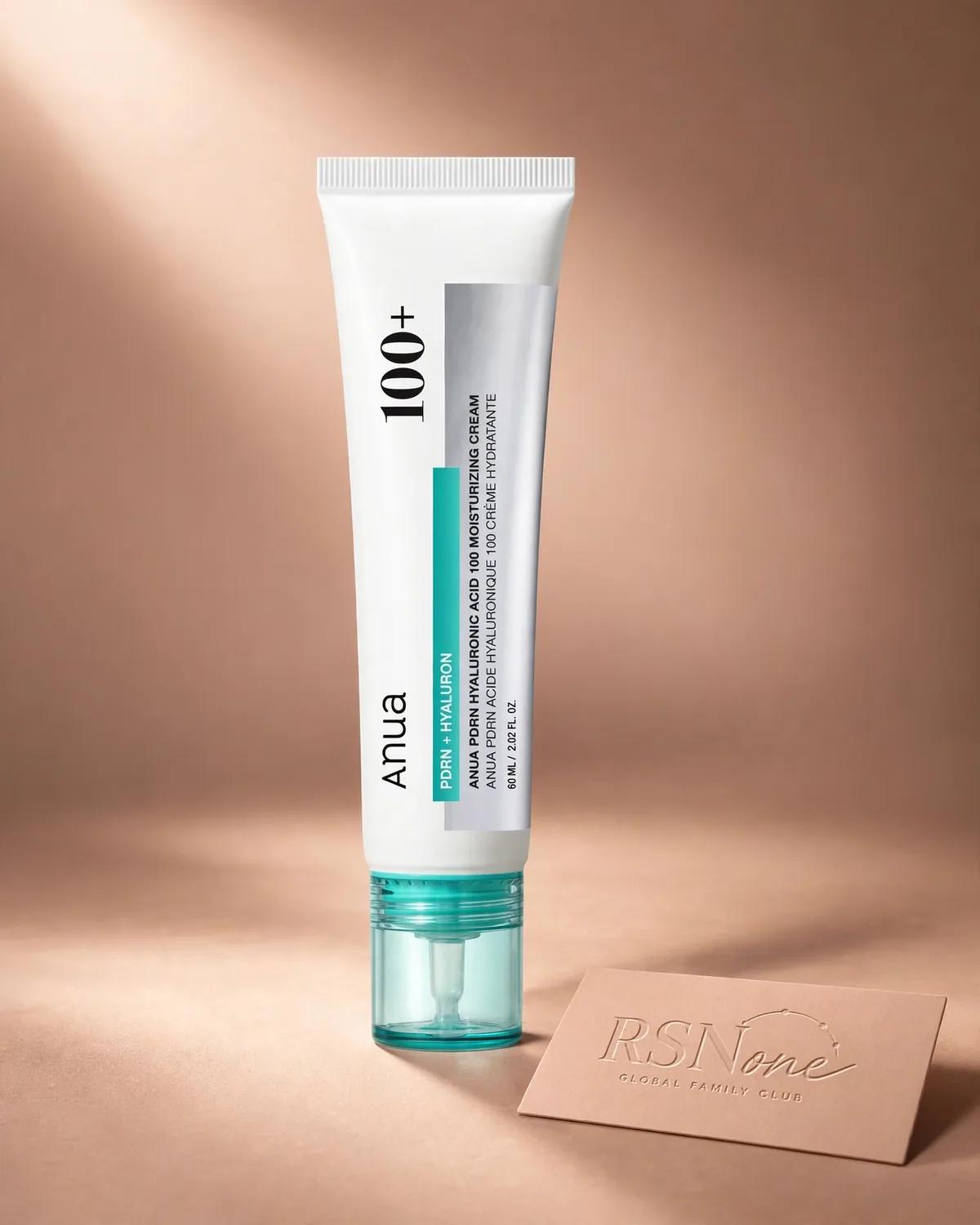 Anua PDRN Hyaluronic Acid 100 Moisturizing Cream 60ml Set (+30ml)