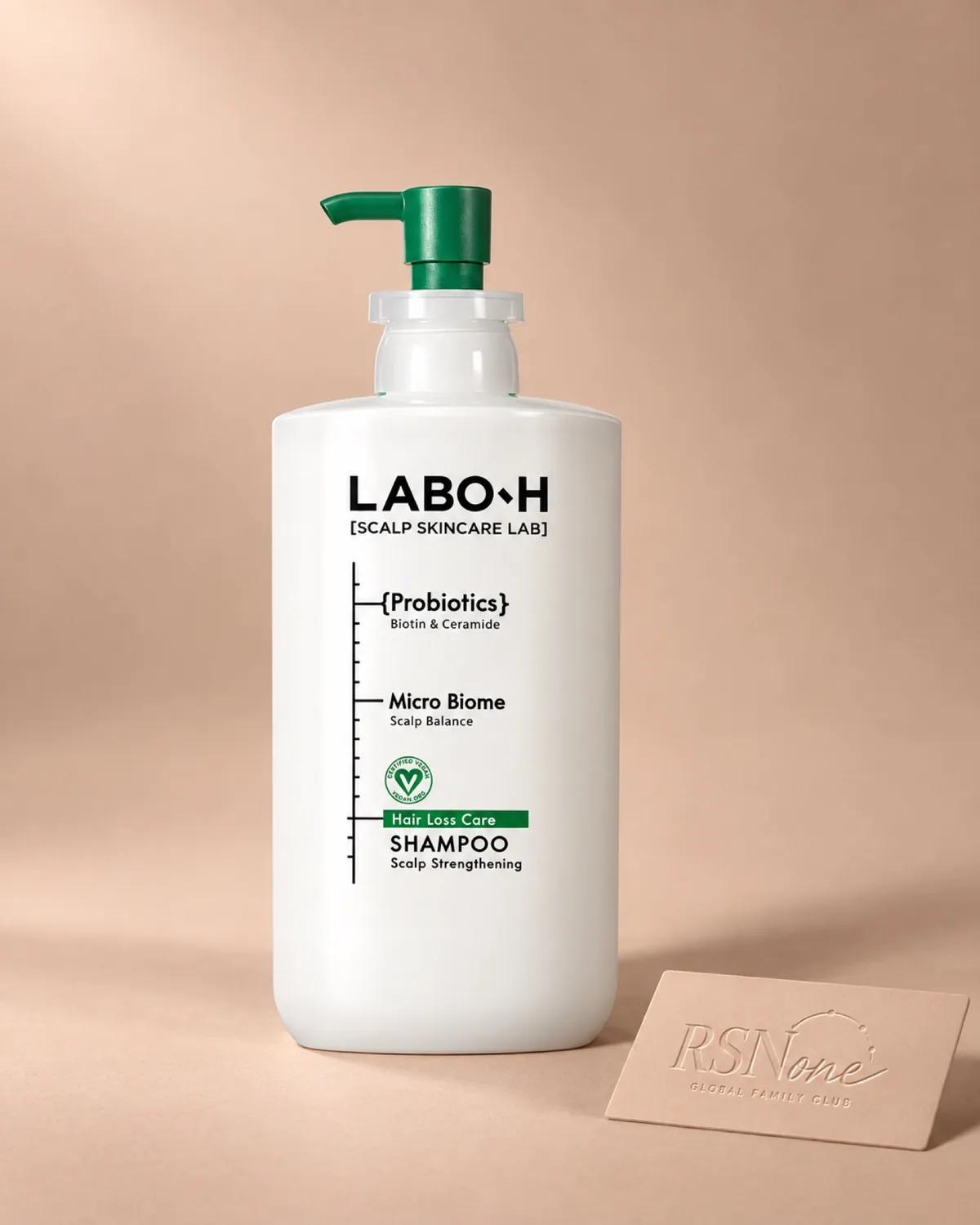 LABO-H Scalp Strengthening Shampoo 750ml Set (+Refill 600ml) (RENEWAL)